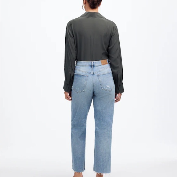 Madewell The Perfect Vintage Wide-Leg Crop Jean Hallstead wash 26 - Picture 2 of 10